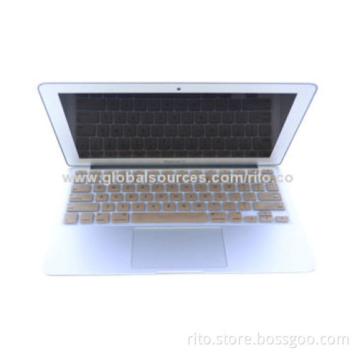 New Luxury Gold Color Silicone Keyboard Cover for Macbook Pro 13", Pro 15"